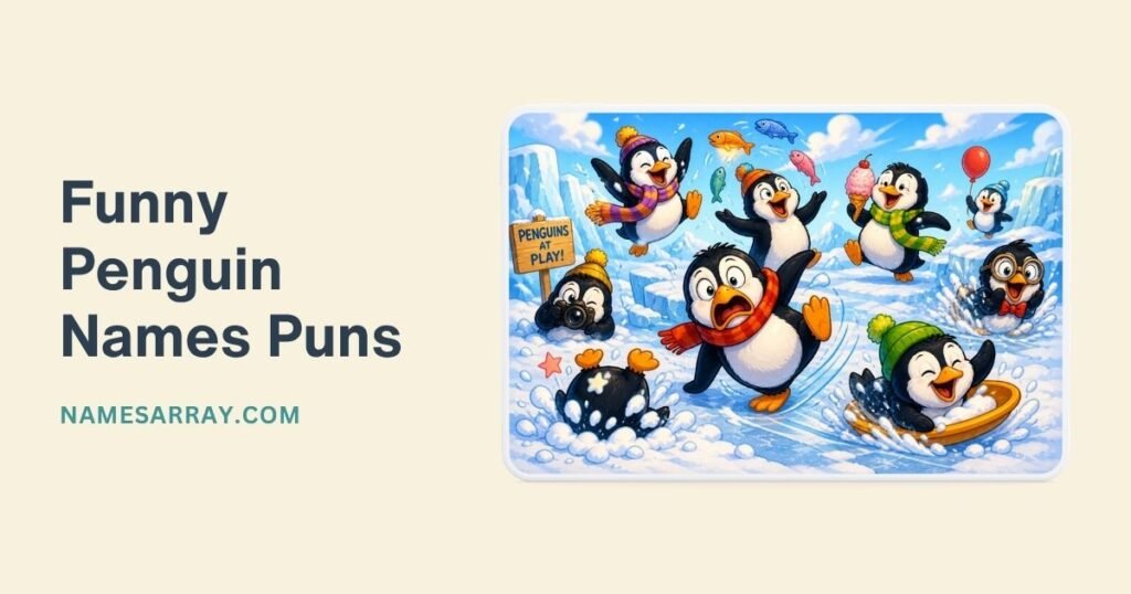 Funny Penguin Names Puns