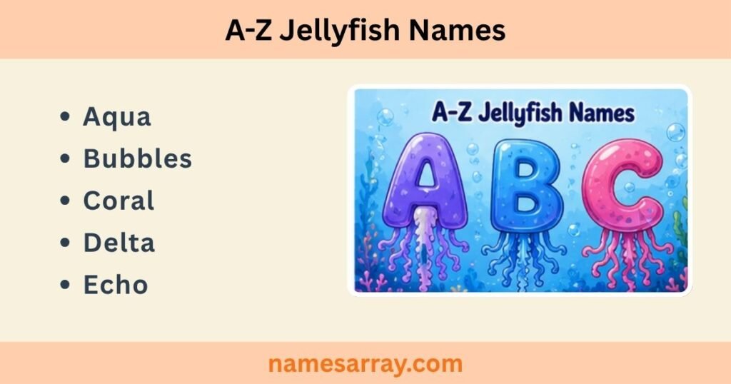 A-Z Jellyfish Names