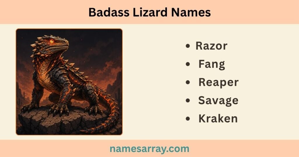 Badass Lizard Names