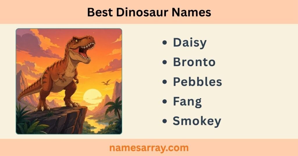 Best Dinosaur Names