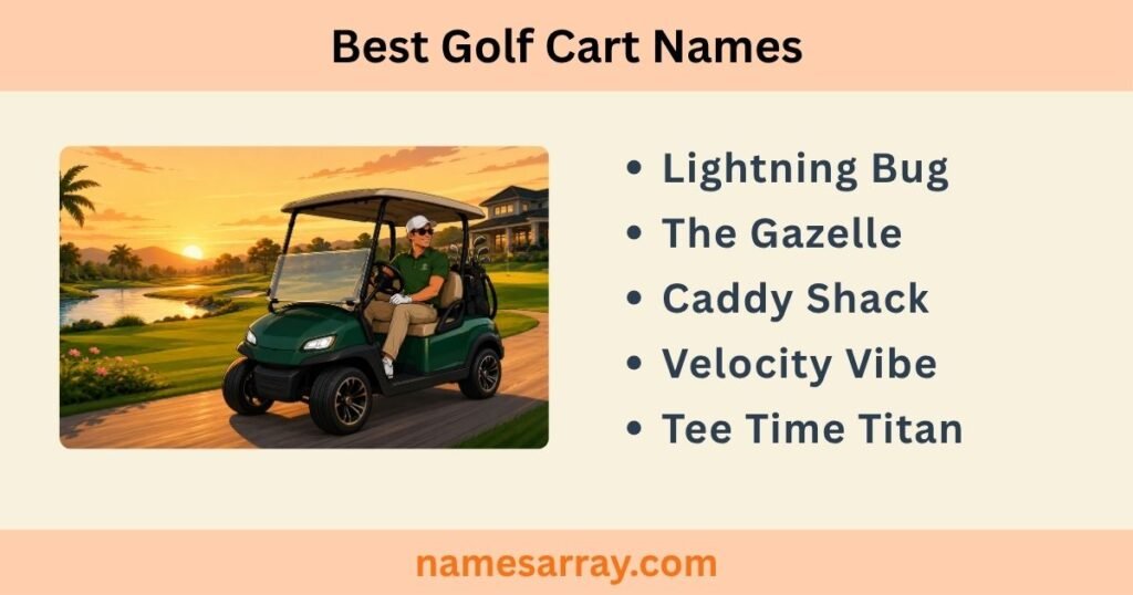 Best Golf Cart Names