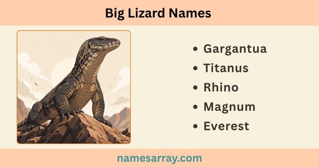 Big Lizard Names 