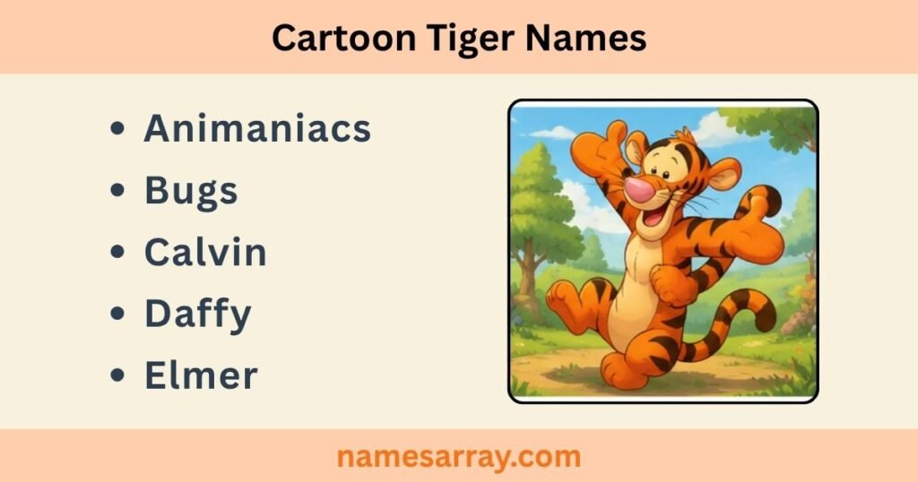 Cartoon Tiger Names