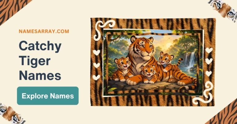 Catchy Tiger Names
