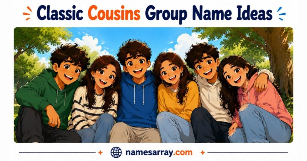 Classic Cousins Group Name Ideas