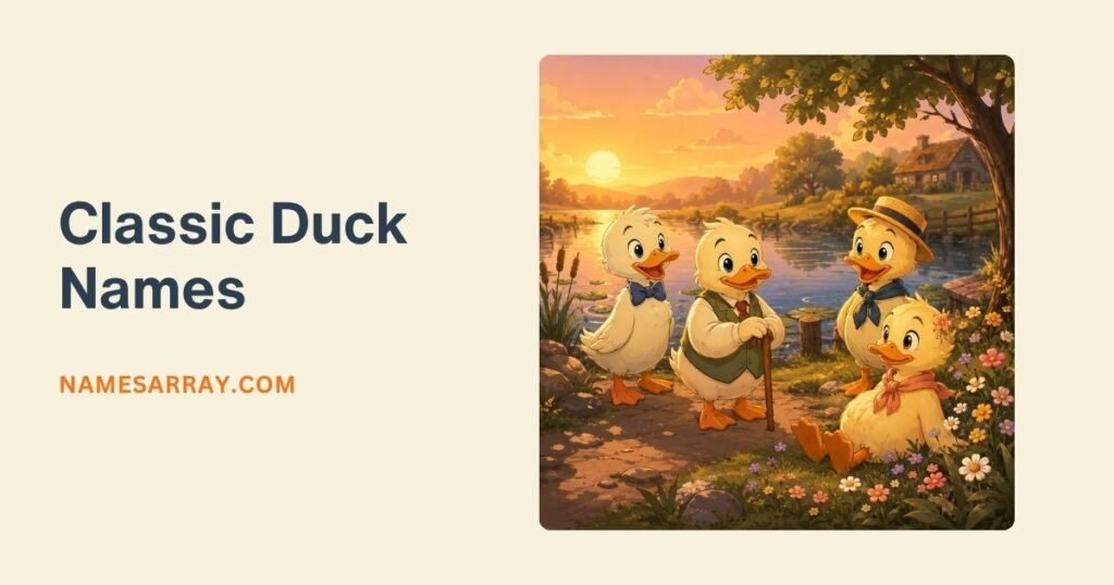 Classic Duck Names