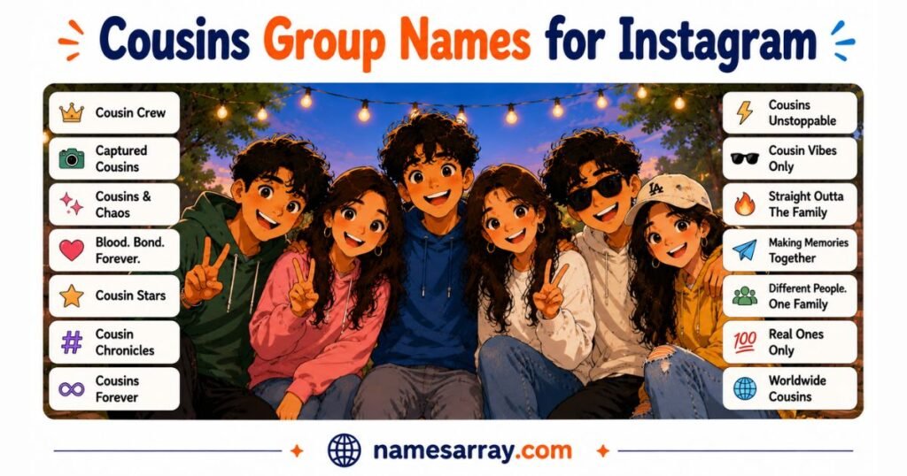 Cousins Group Names for Instagram
