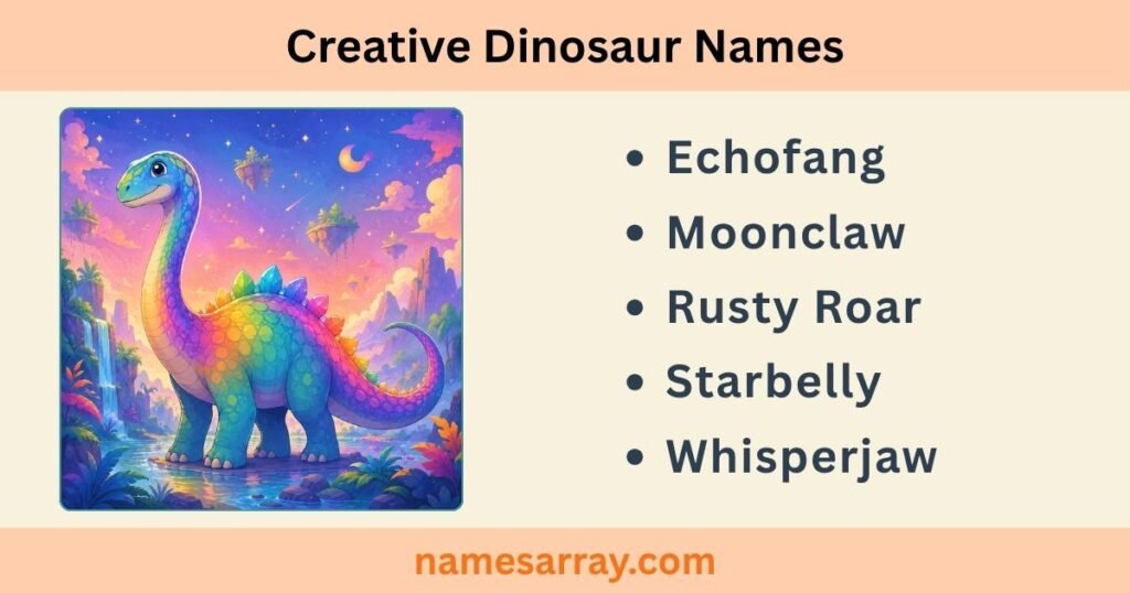 Creative Dinosaur Names