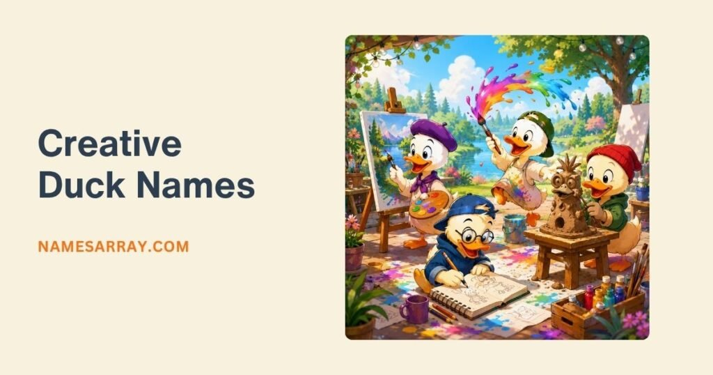 Creative Duck Names