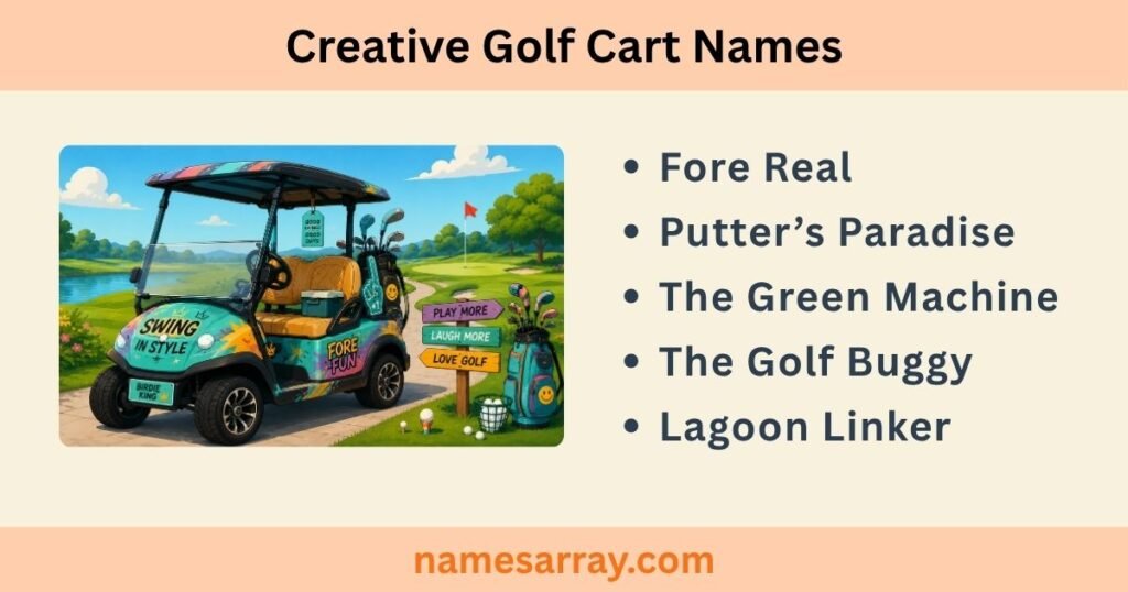 Creative Golf Cart Names