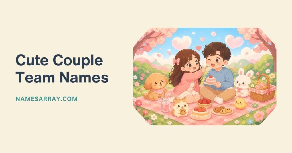 Cute Couple Team Names