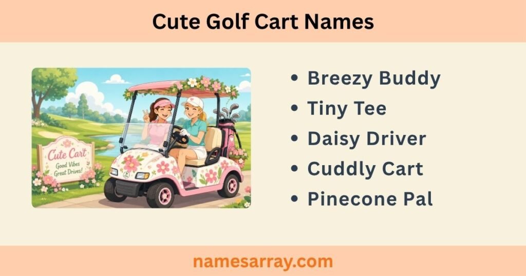 Cute Golf Cart Names