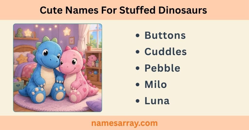 ute Names For Stuffed Dinosaurs