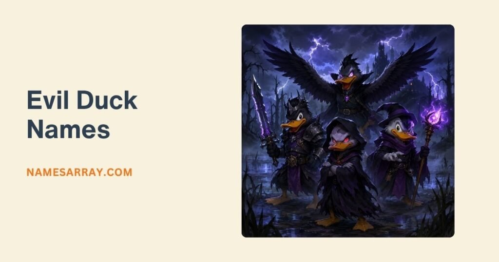 Evil Duck Names