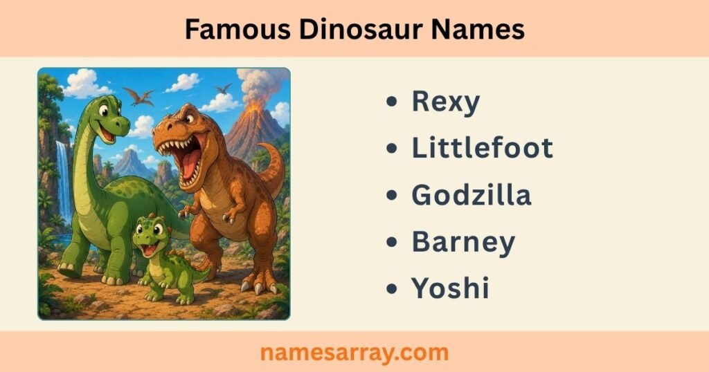 Famous Dinosaur Names