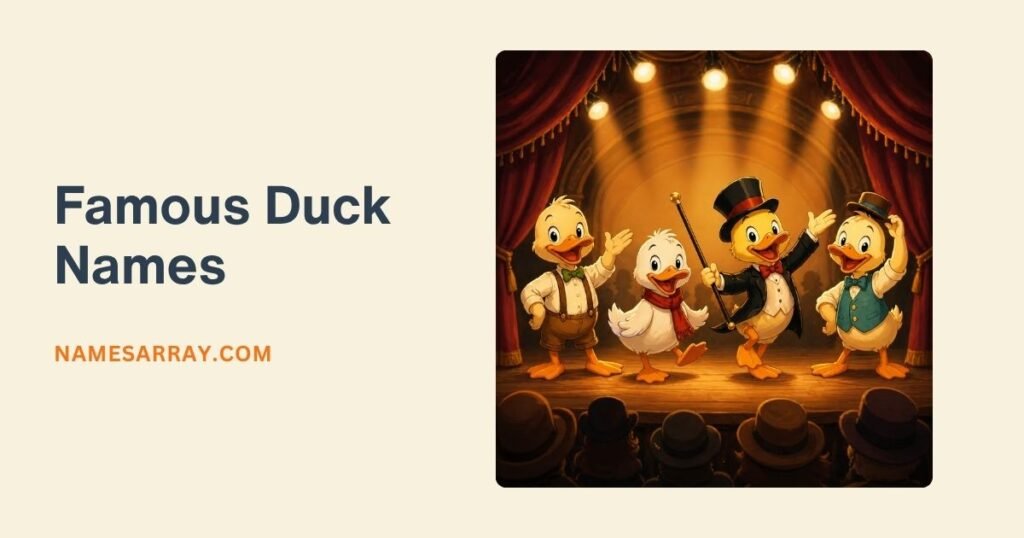 Famous Duck Names