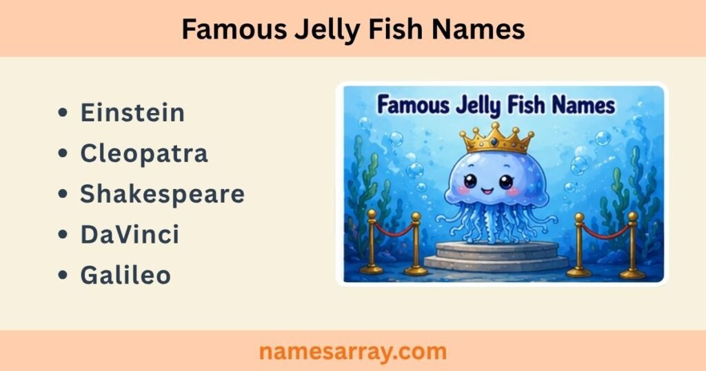 Famous Jelly Fish Names