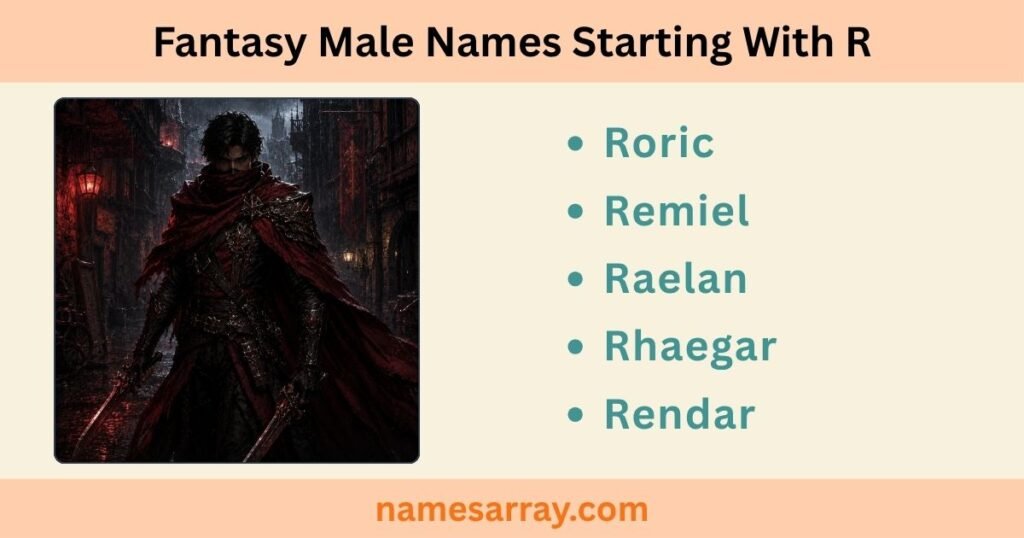 Fantasy Male Names Starting With R