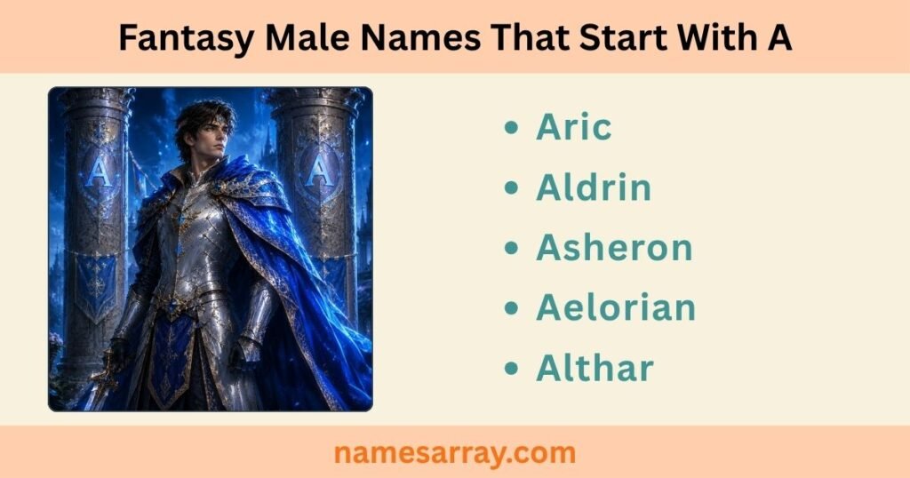 Fantasy Male Names That Start With A