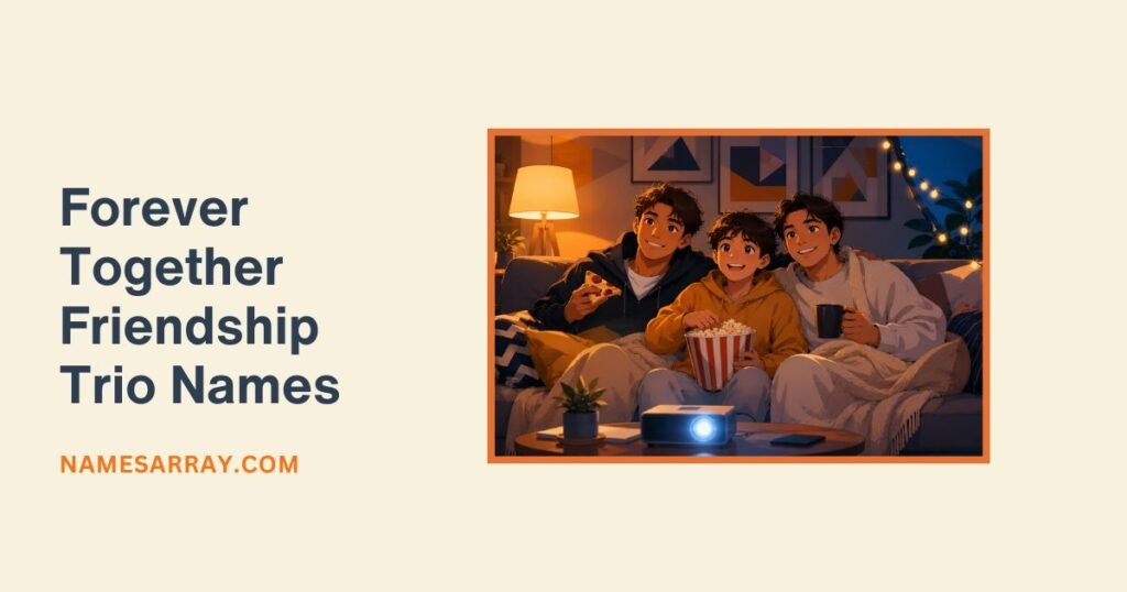 Forever Together Friendship Trio Names