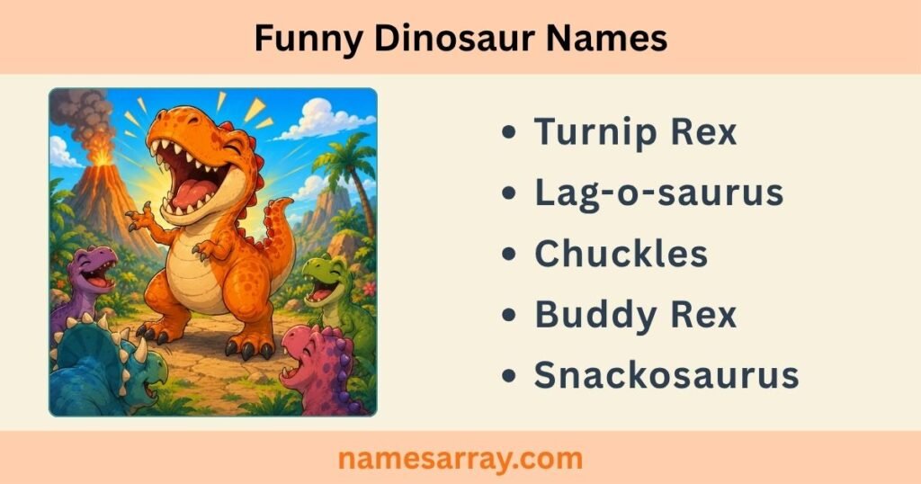 Funny Dinosaur Names