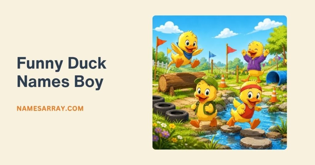 Funny Duck Names Boy