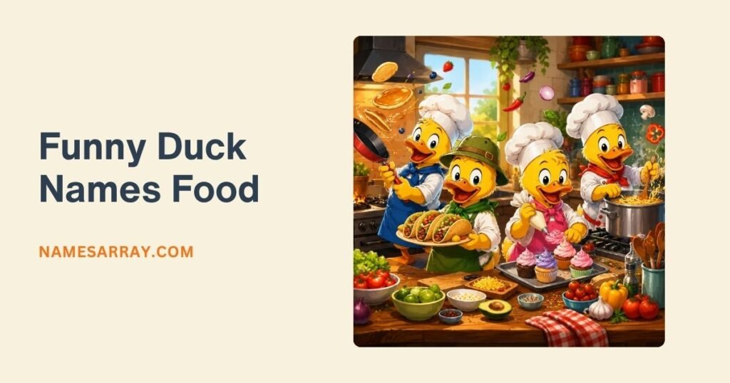 Funny Duck Names Food
