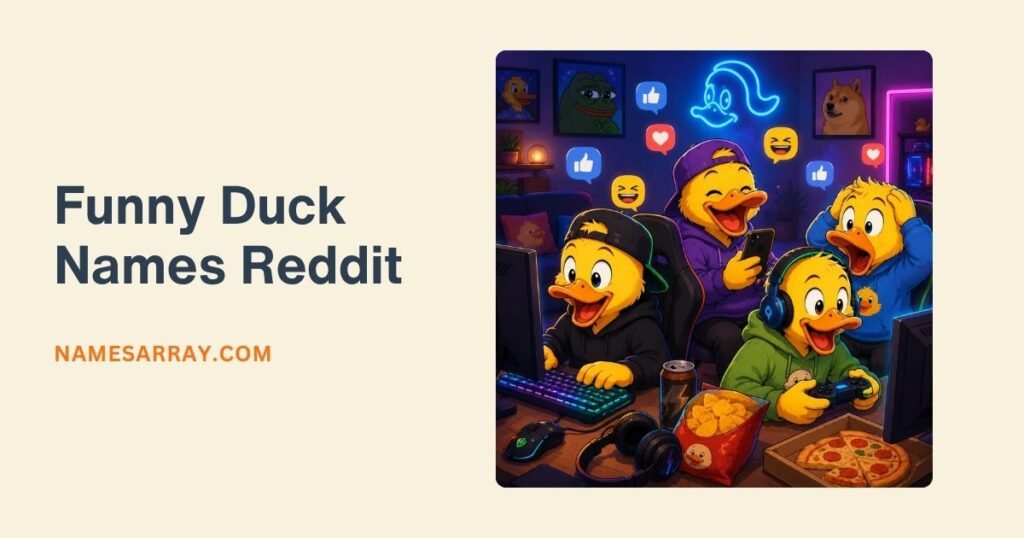 Funny Duck Names Reddit