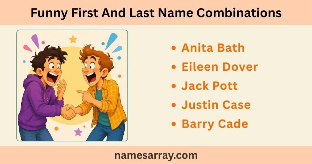 Funny First And Last Name Combinations
