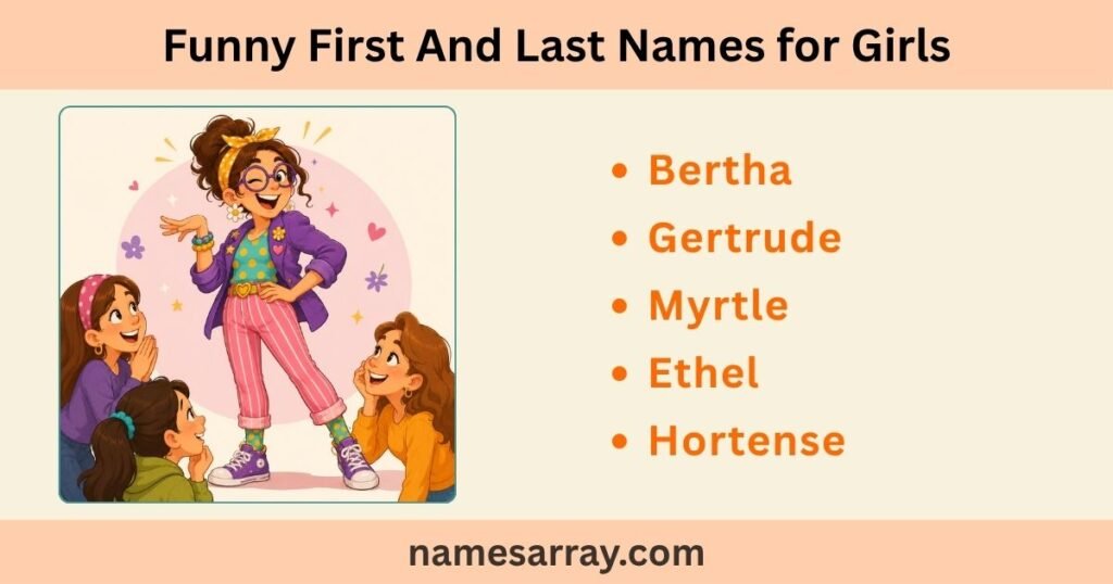Funny First And Last Names for Girls