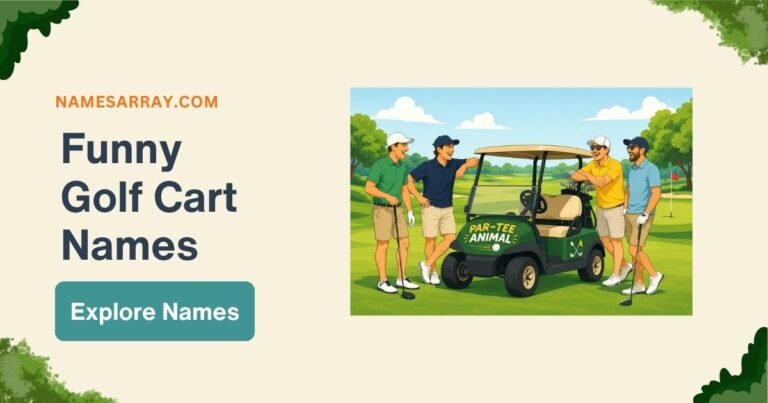 Funny Golf Cart Names