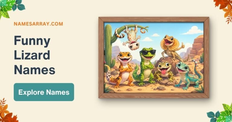 Funny Lizard Names