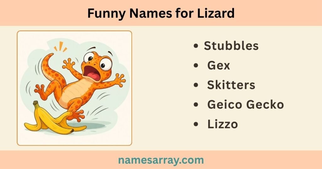 Lizard names funny