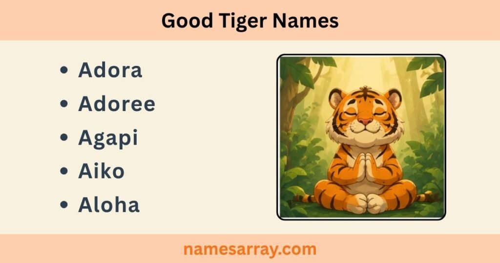 Good Names For Tigers