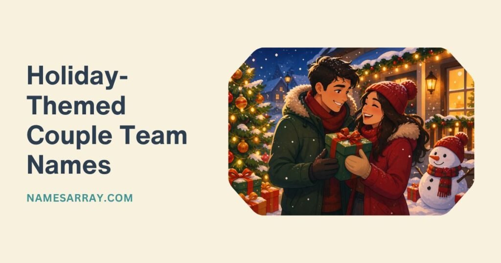 Holiday-Themed Couple Team Names