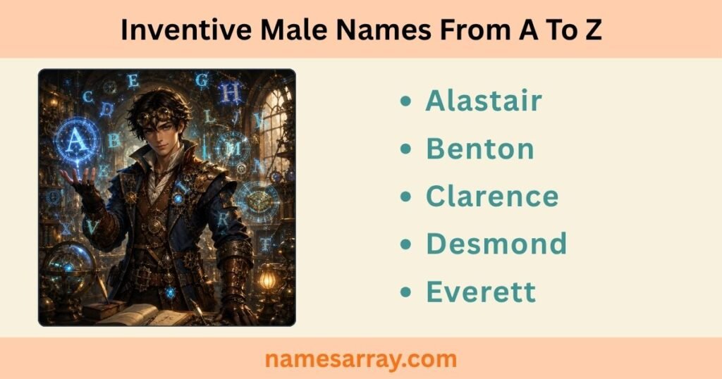 Inventive Male Names From A To Z
