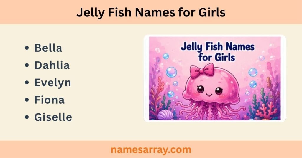 Jellyfish names girl
