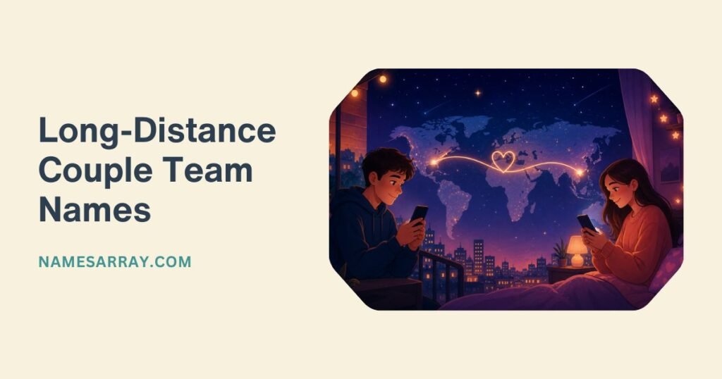 Long-Distance Couple Team Names