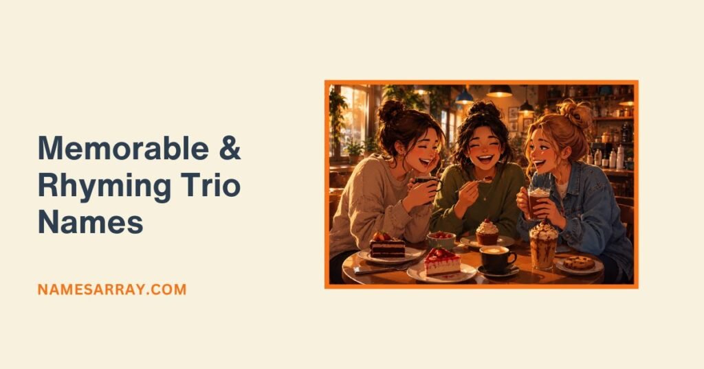 Memorable & Rhyming Trio Names