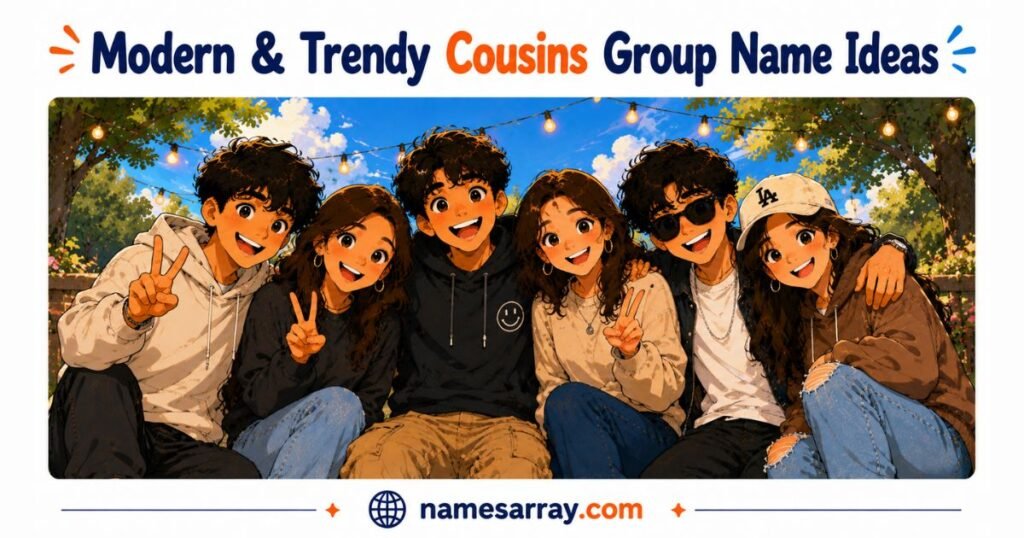  Modern & Trendy Cousin Group Names