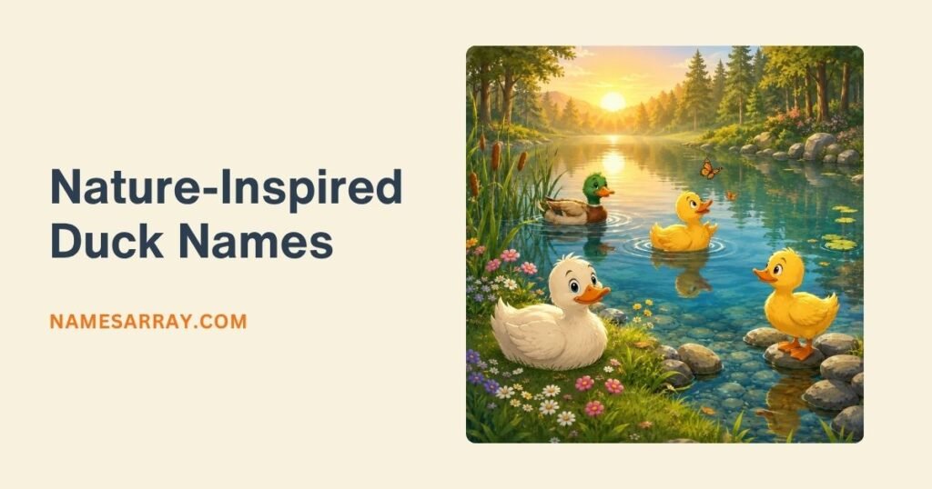 Nature-Inspired Duck Names