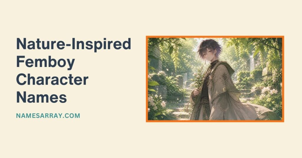 Nature-Inspired Femboy Character Names