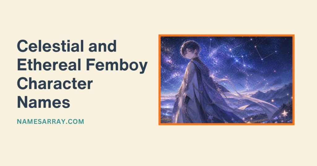 Celestial and Ethereal Femboy Character Names