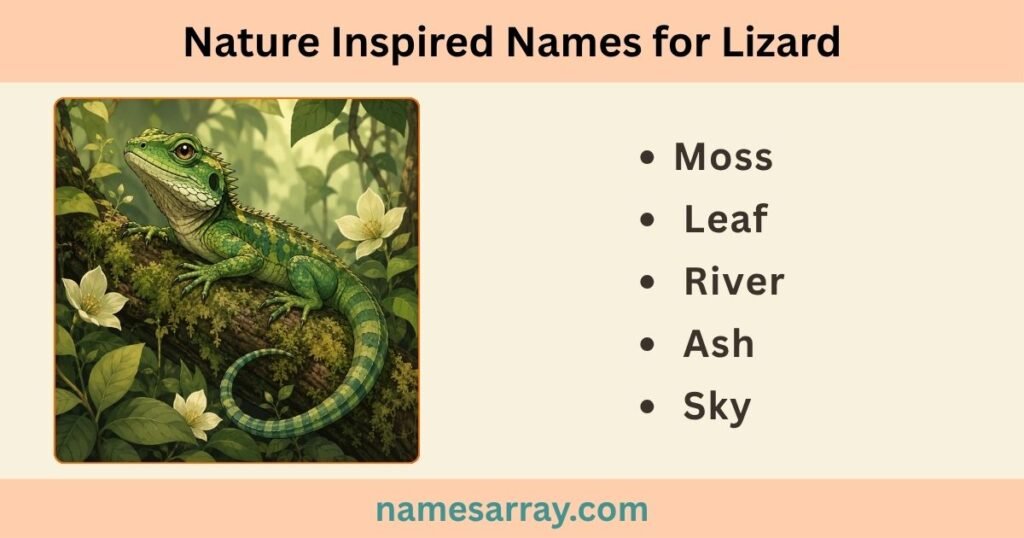 Nature Inspired Names for Lizard