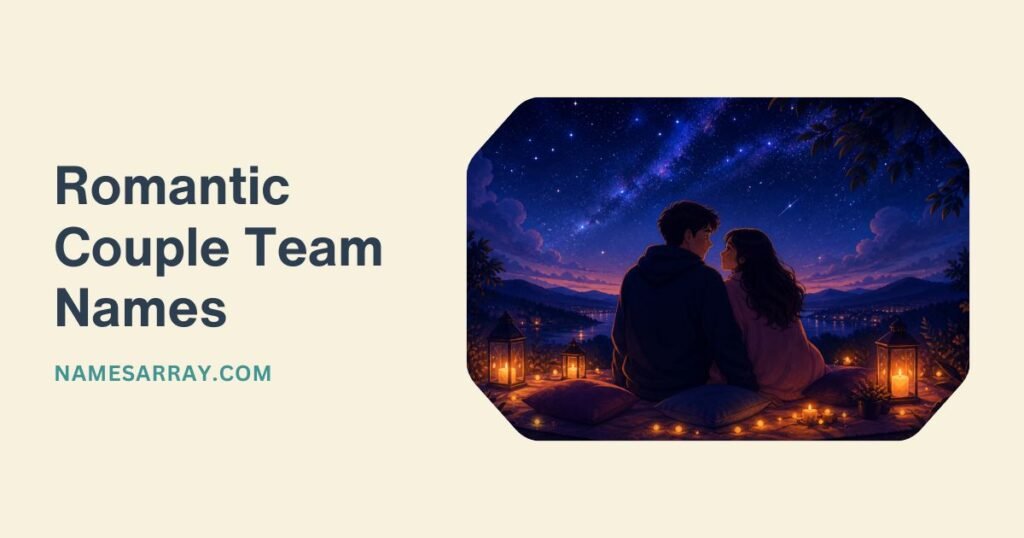 Romantic Couple Team Names