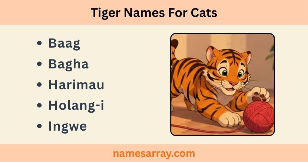 Tiger Names For Cats