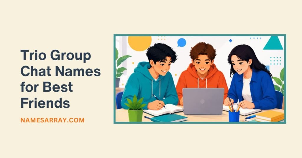 Trio Group Chat Names for Best Friends