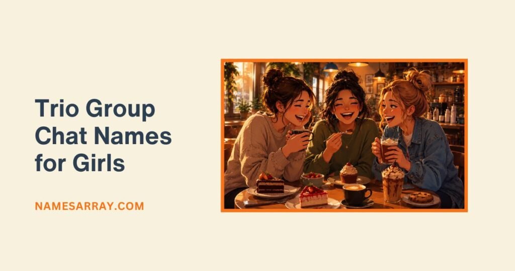 Trio Group Chat Names for Girls