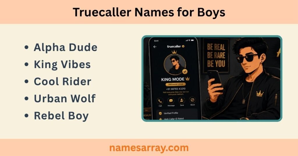 Truecaller Names for Boys