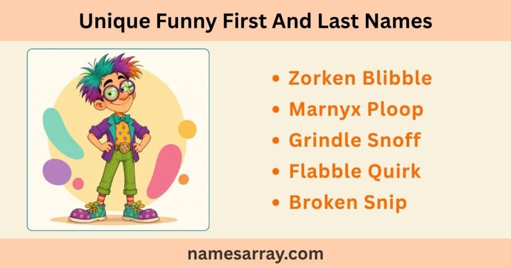 Unique Funny First And Last Names With meaning 